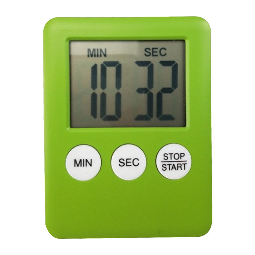 Pantalla Digital LCD Temporizador de cocina cuadrado cocina cuenta atrás alarma sueño cronómetro Temporizador reloj