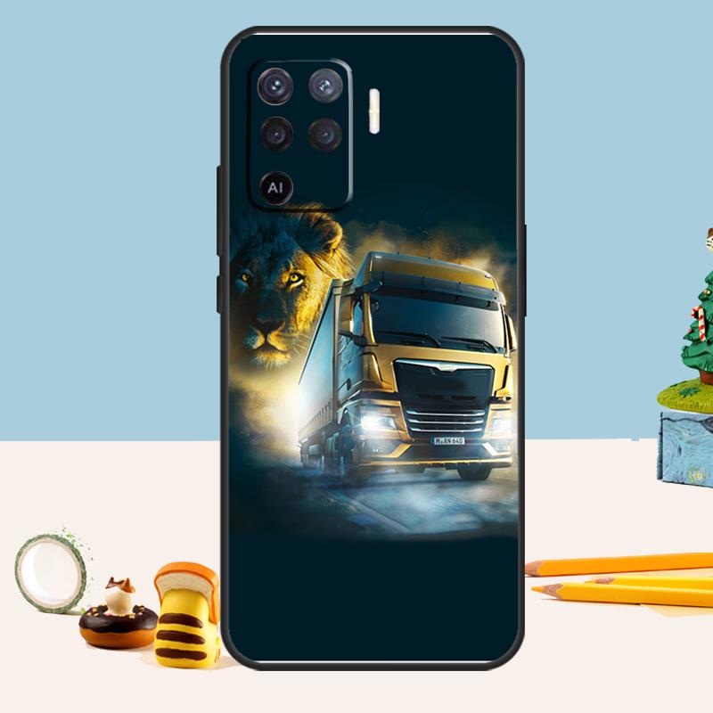 Truck Car For OPPO A98 A78 A58 A53 A54 A57 S A52 A72 A17 A77 A74 A94 A5 A9 A53 A15 A16 A76 A96 Case