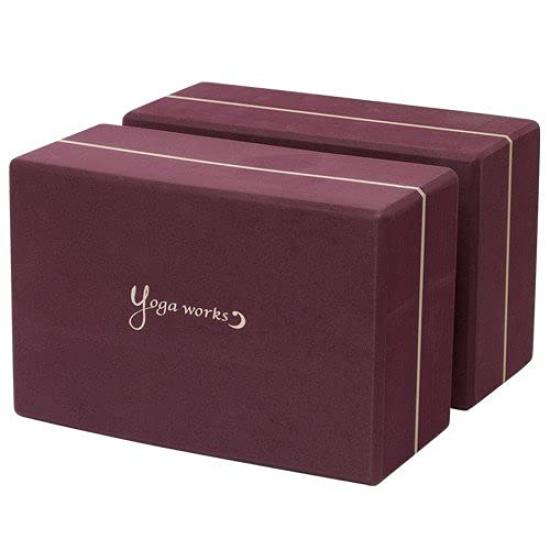 

Yoga Block B Set of 2 Burgundy