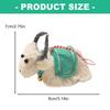 Artistic Yak Shape Figure Pendant Soft Felt Woolen Farm Animal Miniature Hanging Ornament For Gifting Decoration