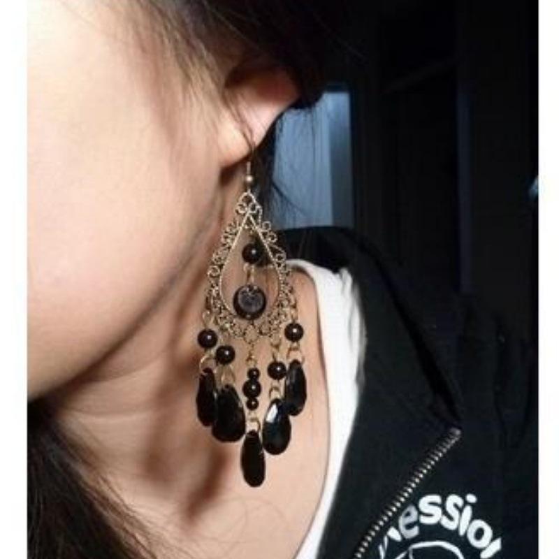 Bohemian Retro Tassel Drop Earrings