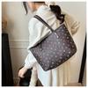 1Pc Niche Design Women's Bag  Textured Tote Bag Large Capacity Underarm Bag College Student Commuting Shoulder Bag
