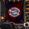 Sieninis gobelenas su FC Bayern Miuncheno spaudiniu svetainei, miegamajam, namų dekoravimui