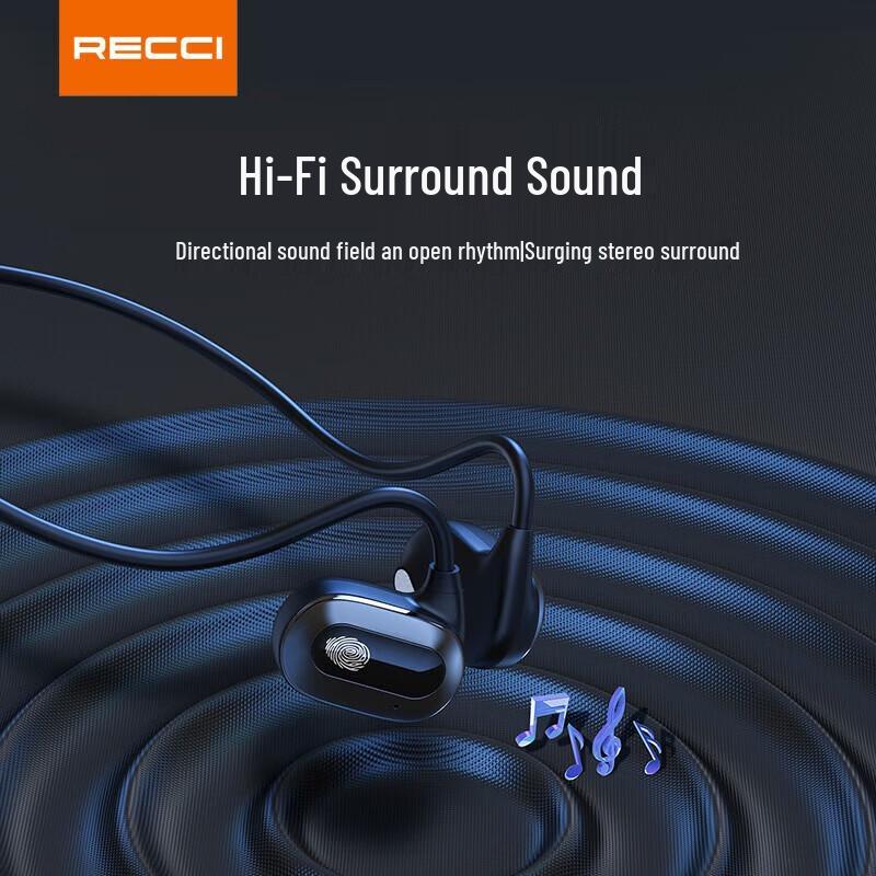 Recci REP-W63 HIFI Lossless Sports Bluetooth Headphones