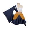 Inosuke Cosplay Kostüm für Damen Dienstmädchenkleid Halloween Comic Con Rollenspiel Anime Outfit Set mit Kopfschmuck M-XXL