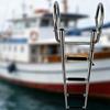 Extendable Swim Ladder Stainless Steel Boat Non-Slip Steps Marine Gear
