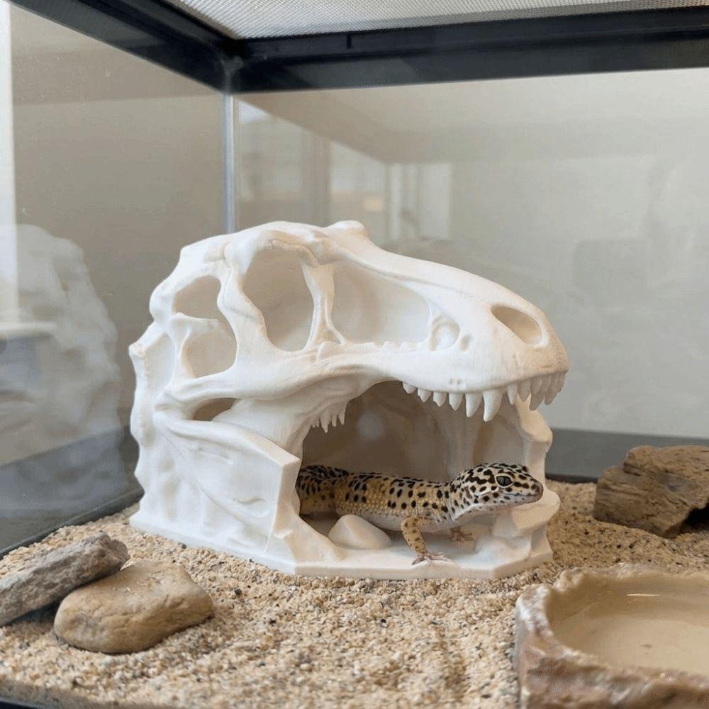 Realistic Reptile Hideout Lifelike Reptile Cave Fish Hollow Shelter Home Decoration