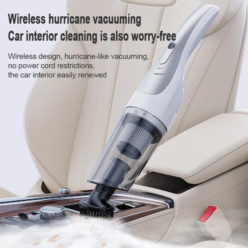 New 30000Pa Wireless Vacuum Cleaner Handheld Powerful Car Household Dual-purpose Portable Vacuum Cleaner Robot Carpet Pet Hair Cleaning