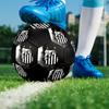Santos FC Soccer Ball, Colorful, Suitable for All Ages, Machine-stitched, PVC Material, Competition Grade, Durable and High Bounce