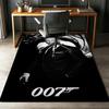 007 James Bond Printed Carpet,Rug,for Office Chair Living Room Bedroom Kitchen Room Decor Gifts.