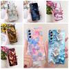 Clear For Samsung A35 5G Case Cute Cat Fashion Butterfly Funny Painted Cover For Samsung Galaxy A35 5G SM-A356E SM-A356B Casing