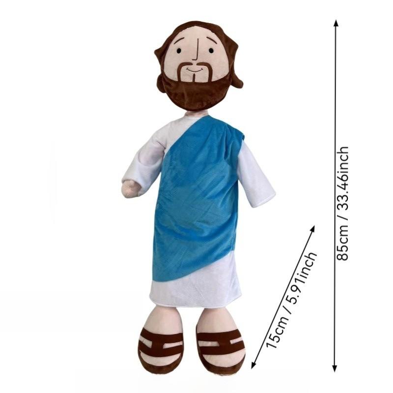 Maria Plüsch Jesus Spielzeug PP Baumwollfüllung Andächtige Dekoration Kinder Festival Geschenke