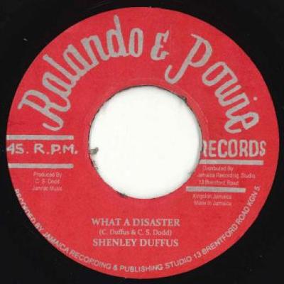 7inch Record CHANDLEY DUFFUS - What A Disaster / I Am Richi Studio One 1964 Jamaica Reggae, Ska & Dub