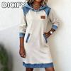 DICIFY Women's Fashion Autumn Winter Long Sleeve  Casual Dresses