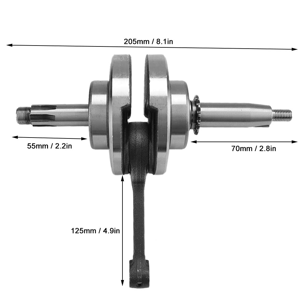 Tbest 4-Stroke Engine Crankshaft - High Performance, Durable Replacement Part for ATV, Dirt Bike, Scooter - Premium Material, Long-Lasting, Reliable A