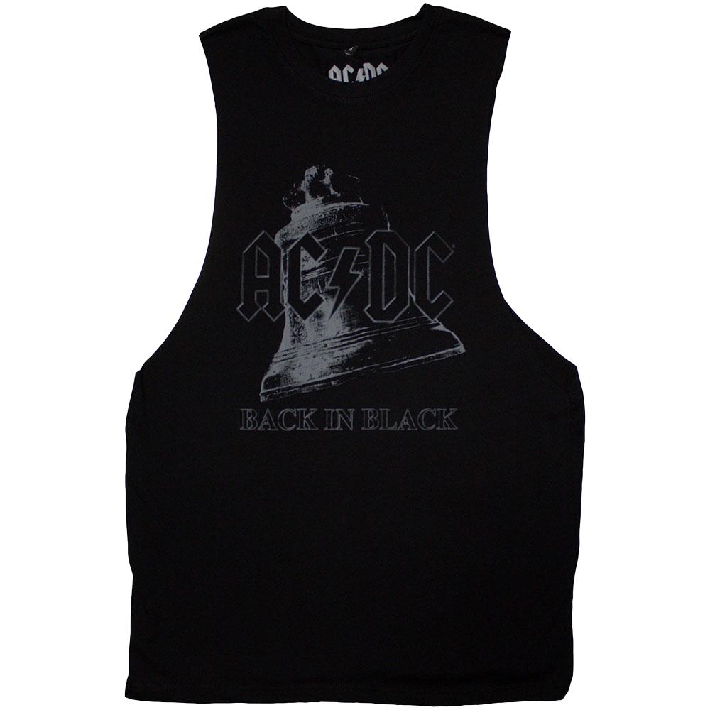 AC/DC Unisex Erwachsenen Back In Black Glocken-Top