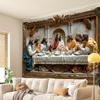 Arazzo dell'Ultima Cena Perfetto per l'Arredamento della Camera da Letto Wall Art Design Classico e Ispiratore Ideale per Amanti del Religioso e dell'Arte