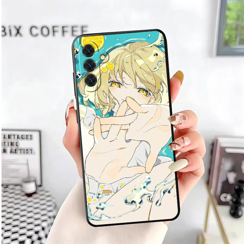Anime Kwaii Girl Ins Style Soft Phone Case for Samsung A17 A37 A57 A16 A26 A36 A56 A15 A25 A35 A55 A14 A24 A34 A54 A13 A23 A33 A