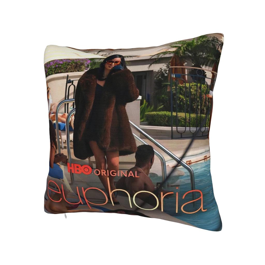 Euphorias Season 3 Pillow Covers Merchandise Printed Cushion Cover Decoration Throw Pillow Case Cover Home Multi-Size