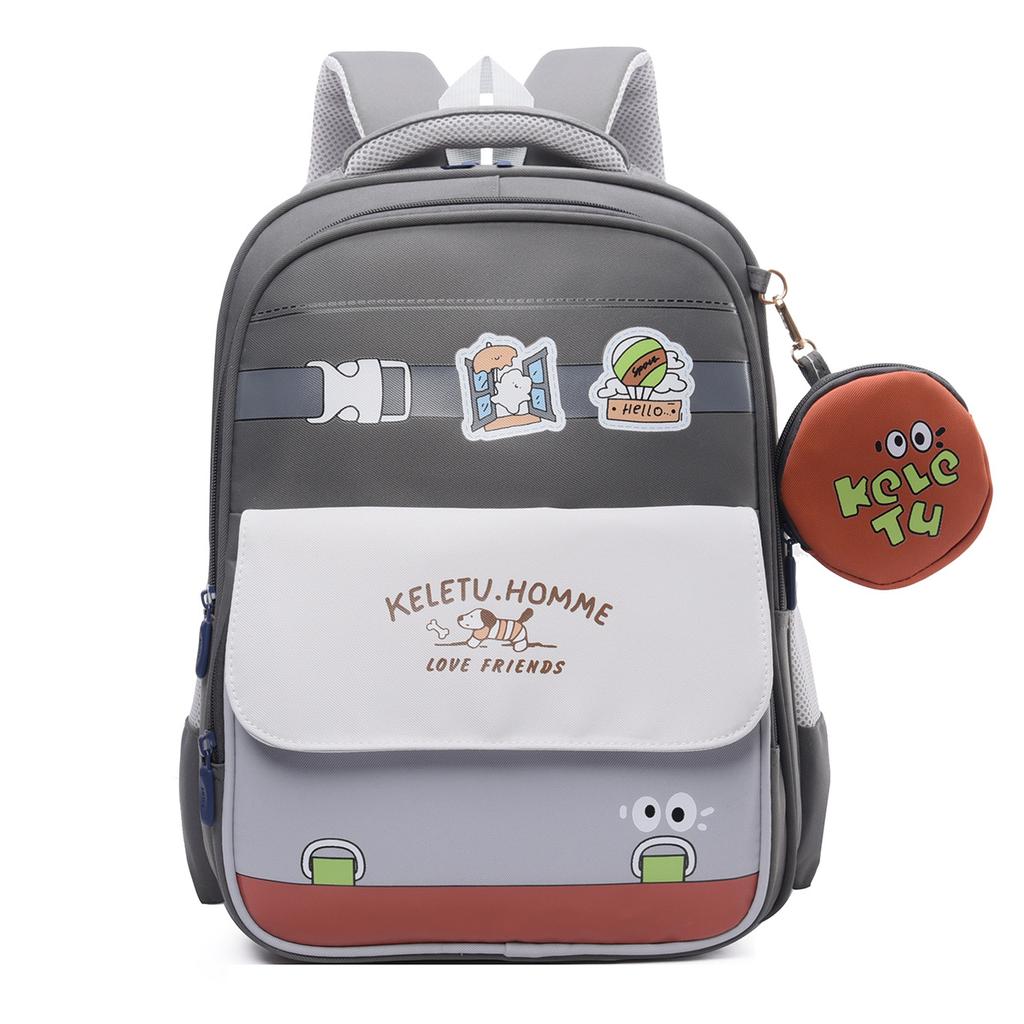 Elementary School School Bag New Lightweight Burden Reduction Backpack Large Capacity Leisure Travel Children's Backpack
