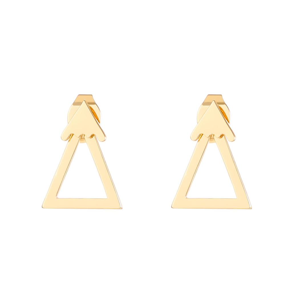 Evropské a americké minimalistické geometrické náušnice z nerezové oceli: Kočka, Motýl a Láska Vzory