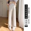 Chenier Wide-leg Pants Women's Spring and Autumn New Casual Thin Narrow Version Small Straight Pants Corduroy Pants
