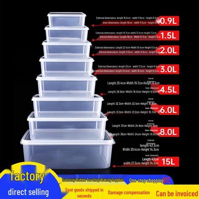 Microwaveable Transparent Food Storage & Organizer Box