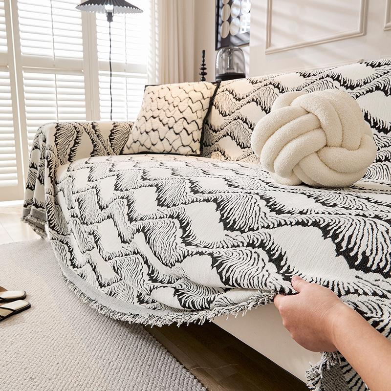 Removable Chenille Sofa Covers All Season Washable Slipcovers