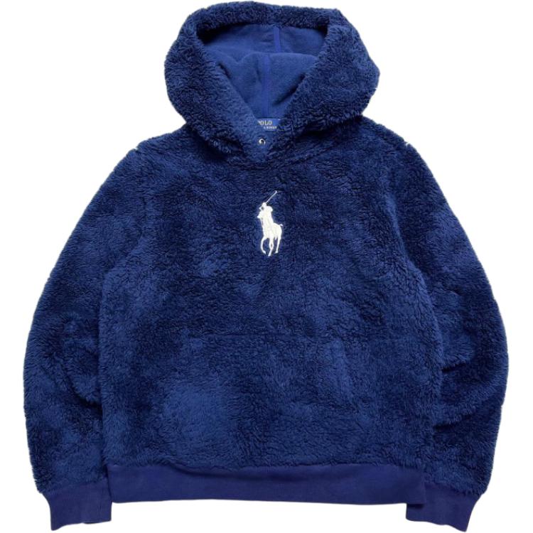 Худи с вышивкой Big Pony из плюша Polo Ralph Lauren Женские худи 211832518-001 XS
