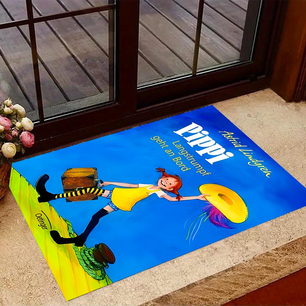 La Casa di Pippi. Tappeti Antiscivolo Tematici - Arredamento per la Casa in Poliestere, Adatti per Camere da Letto, Soggiorni, Ingressi, Studi e Decorazioni
