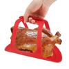 Food Grade Silicone Turkey Lift Pad with Locking Handle Heat Resistant Multipurpose Kitchen Cooking Utensil Tool