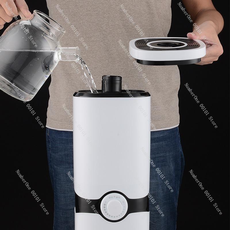 4-Liter Household Air Diffuser Humidifier, Silent Water Addition Ultrasonic Humidifier for Desktop Use, Efficient Humidification
