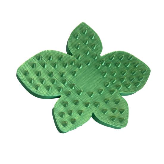 Scalp Massager Comb for Cats Dogs 3D Printed Flower Shaped Head Scratcher Scalp Massager for Stress Relief Pet Grooming