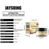 Hair Elastin Cream Moisturizing Smoothing Repair Frizzy Wavy Boost Curl Defining Long-Lasting Curly Hair Styling Cream For Women