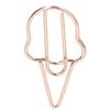 100Pcs Funny Planner Clips Innovative Color Lasting Anti Rust Electroplating Process Gold Paper Clip