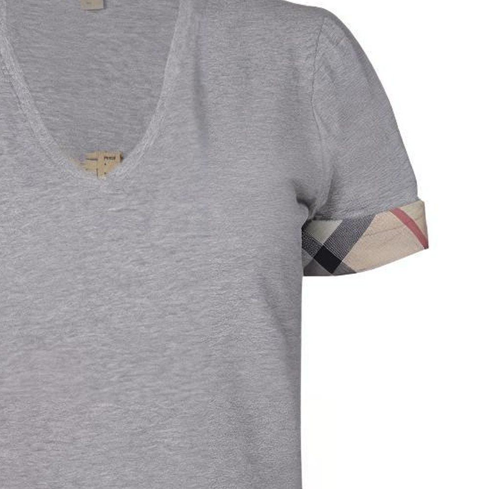 Burberry T Shirts Women's Gray Crew Neck Moderate Other 39339281