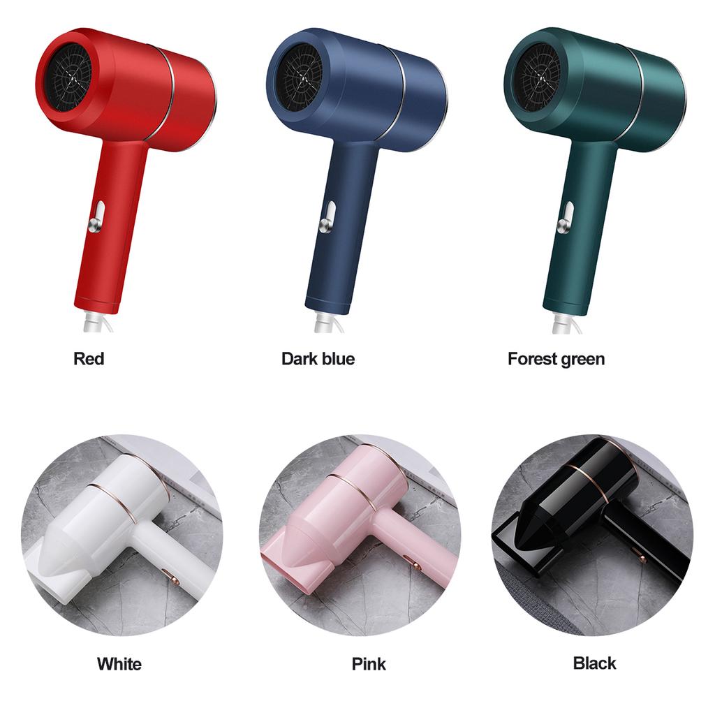 1600W Professional Salon Hair Dryer 2 In 1 Hot Air Brush Hair Dryers Negative Ionic Hair Blow Dryer Strong Wind Hot Dryer