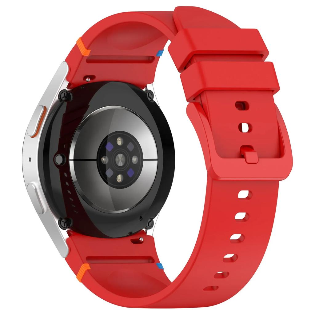 Silicone Strap for Samsung Galaxy 7 FE 6 5 4 40mm 40mm/6 Classic/5 pro 45mm 47mm 43mm No Gaps Bracelet for Watch 7 6 Accessories