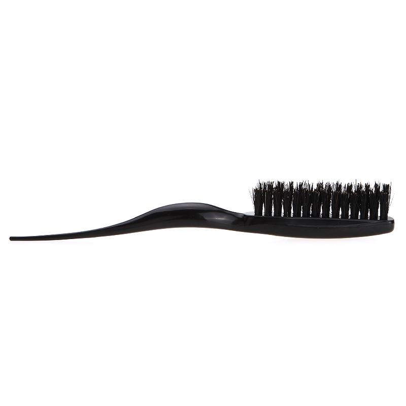 Pro Salon Black Hair Brushes Comb Slim Line Teasing Combing Brush Styling Tools DIY Kit Professional