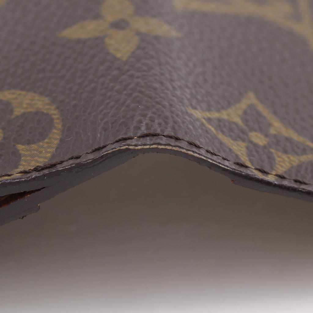 LOUIS VUITTON Ludlow Coin Purse M61927 Brown Monogram canvas unisex Used