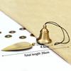 1Pc Japanese Style Copper Wind Chimes - Outdoor Yard Garden Hanging Decor, Wind Music Bell Sound Home Landscape Decoration