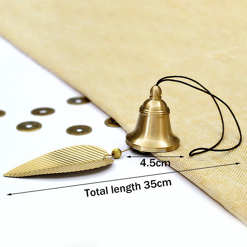 1Pc Japanese Style Copper Wind Chimes - Outdoor Yard Garden Hanging Decor, Wind Music Bell Sound Home Landscape Decoration
