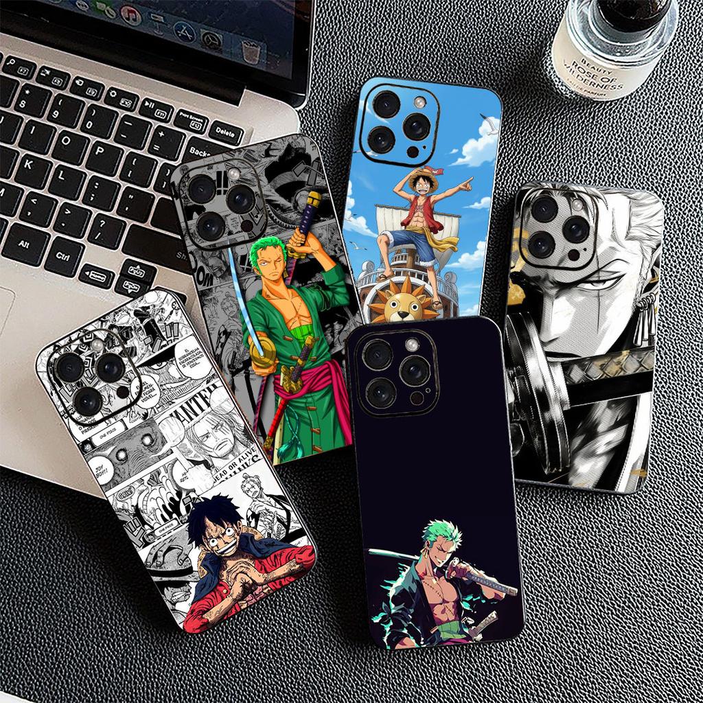 ONE Luffy Roronoa Zoro PIECEs Phone Cover for Samsung Galaxy S25 Edge S26 S24 FE Ultra Plus A08 A18 S25+ S23+ A56 5G Case