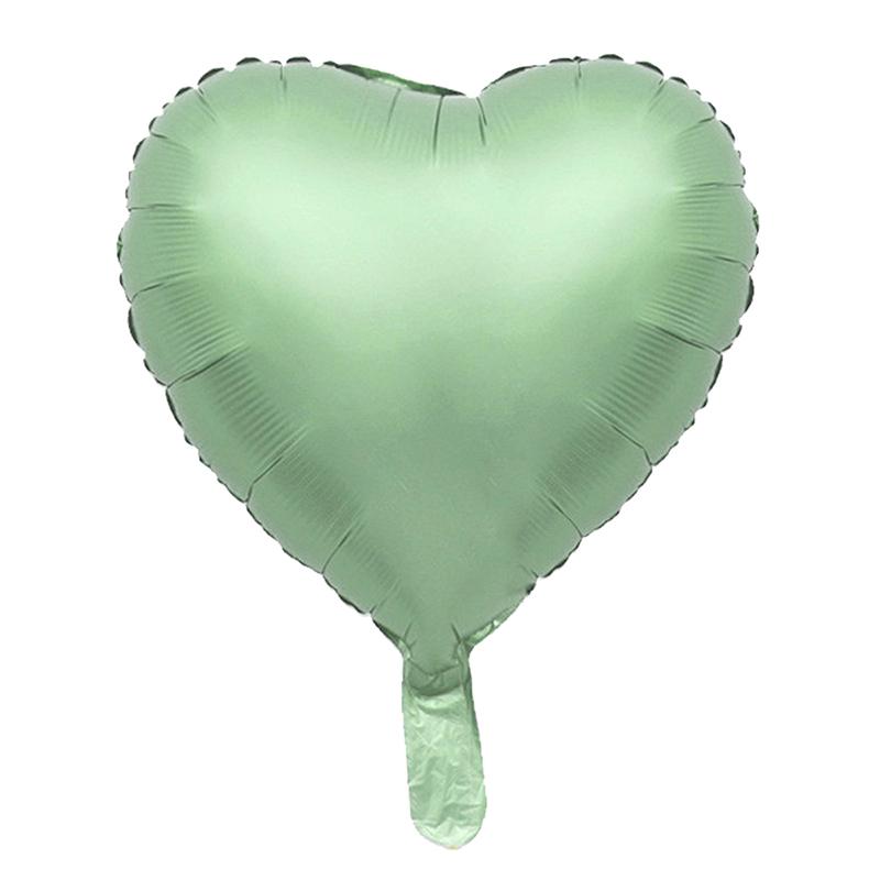 

2 шт. 18-дюймовых кремовых фольгированных шаров с тепловым покрытием, шары в форме сердца гелиевые цвета шалфейно-зеленый, нежно-розовый, голубой, коричневый для дня рождения, вечеринки в честь рождения ребенка