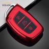 Soft Tpu Car Remote Key Case Cover Shell Fob For Hyundai Ix35 Ix25 I30 I20 I40 Avante Mistra Elantra Santa Fe Tucson Accessories