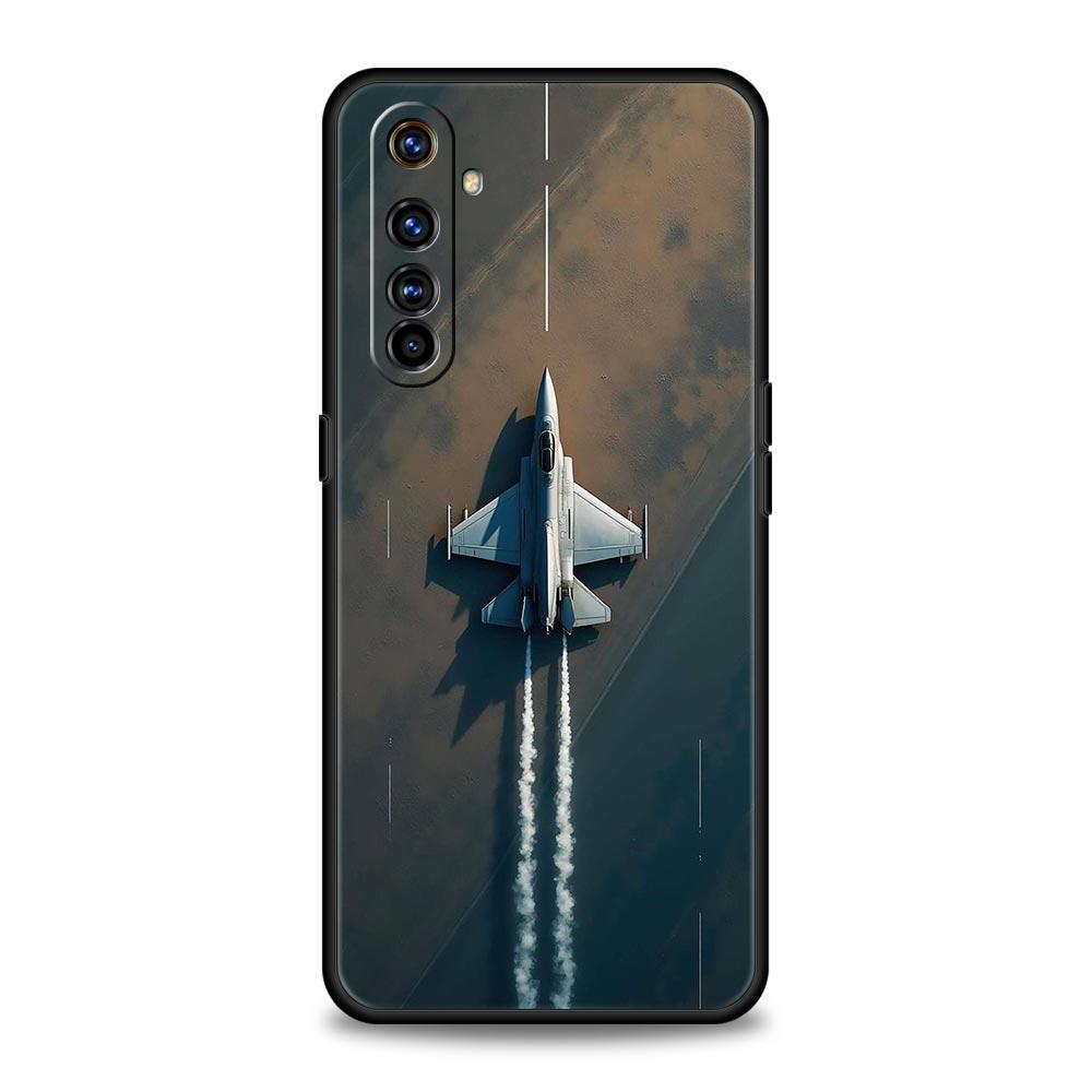 Aircraft Airplane Cool Phone Case For Realme 12 11 10 9 8 5G 7 6 GT5 GT3 GT2 Pro Plus C21 C11 C25 C35 For GT Neo 2 3 3T 5 Cover