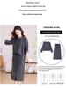 2025 High-End Women's Two-Piece Knitted Dress for Autumn & Winter - Elegant Middle-Aged Style Sweater and Skirt Set