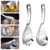 Stainless Steel Ginger Garlic Grater Multi-functional Grinding Spoon Egg, Soup Divider Kitchen Cooking Utensils Kitchen Supplies