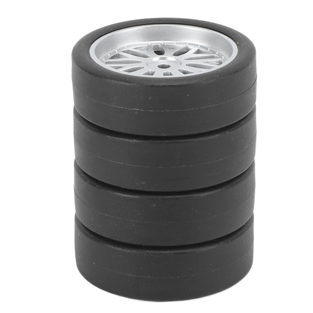 4PCS RC Drift Car Tires Rubber Drifting Wheel Tire Remote Control Model Car Tyre Replacement for AE86