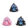Kids Cartoon Stitch Backpack With Air Cushion Straps For School Travel